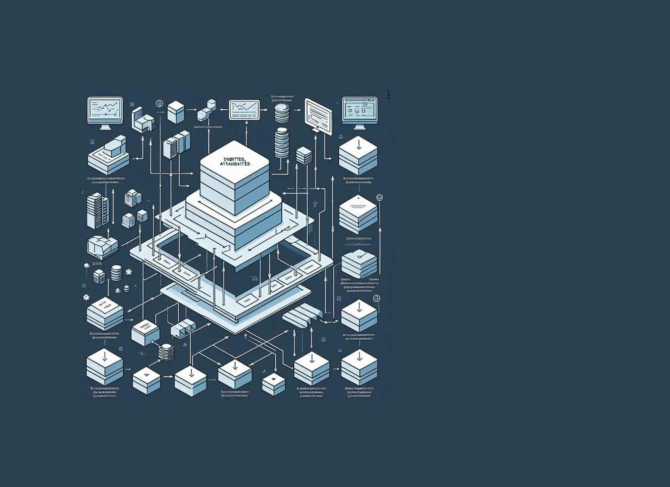 Image about databases, created by DallE.