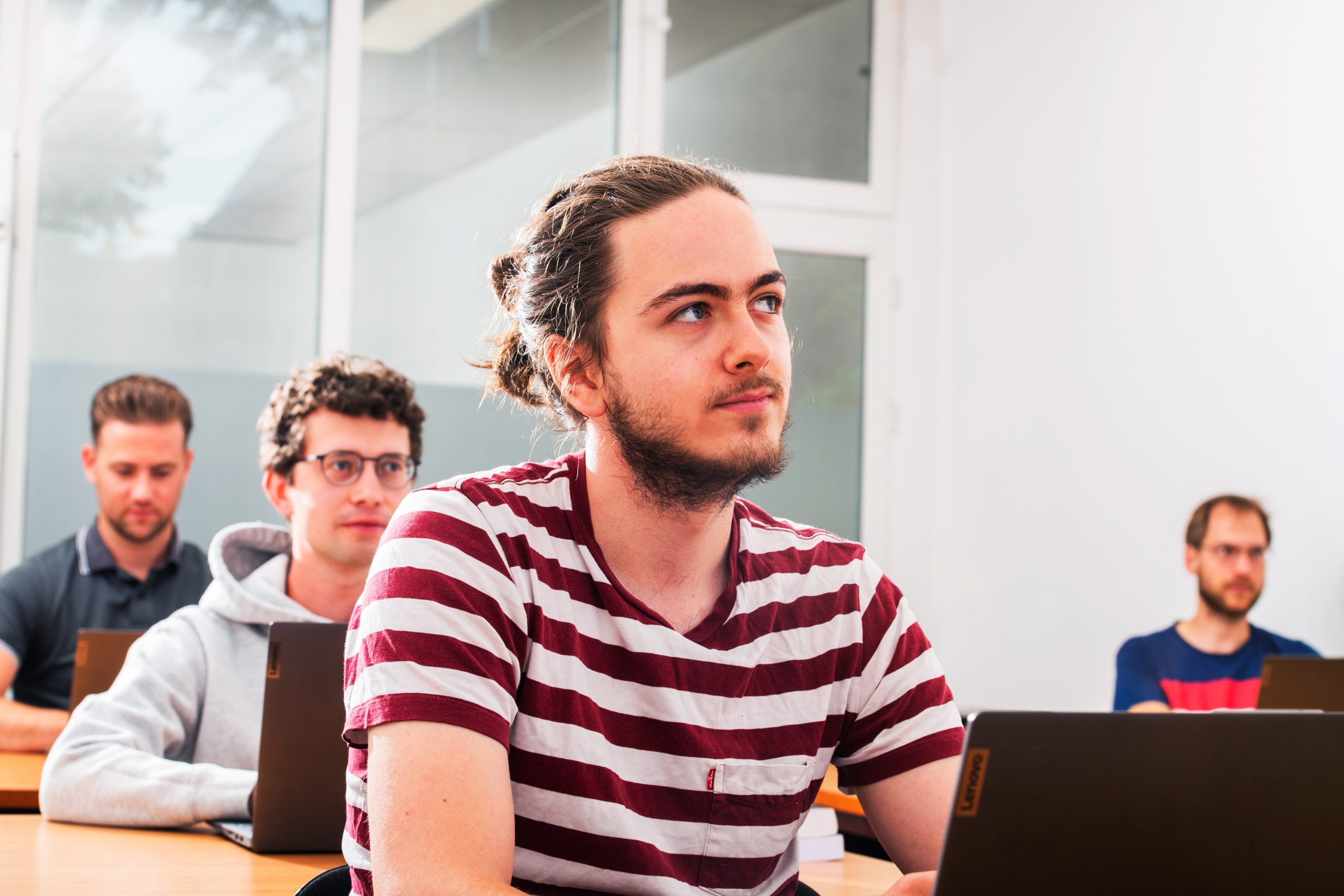 Geo-ICT student in class