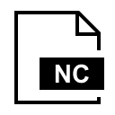 NetCDF (.nc) bestandsnaam icoontje