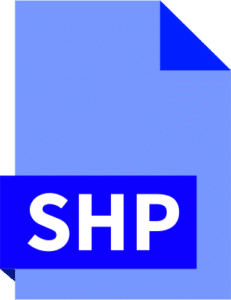 Shapefile (.shp) bestand icoontje