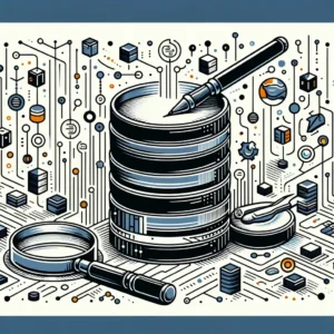 Lijntekening waarin SQL omschreven wordt.