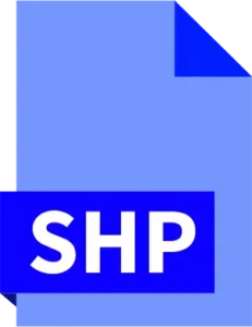 Shapefile (.shp) bestand icoontje