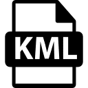KML (.kml) bestandsformat icoontje
